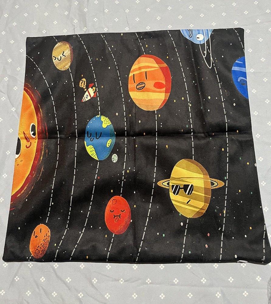 New Space Themed Zippered Pillow Case